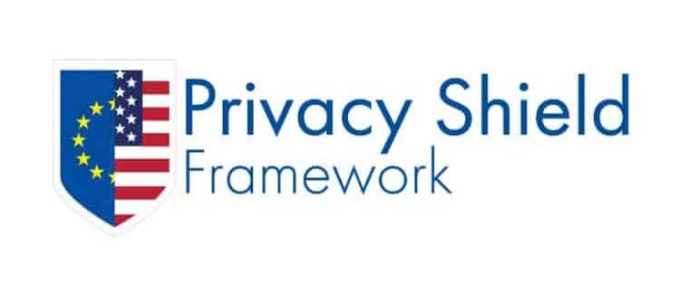 Privacy shield framework logo.