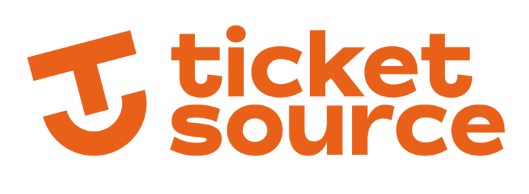 J ticket source logo on a green background.